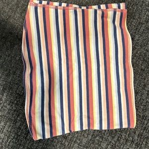 Hollister tube top. Stripes s. Never worn.